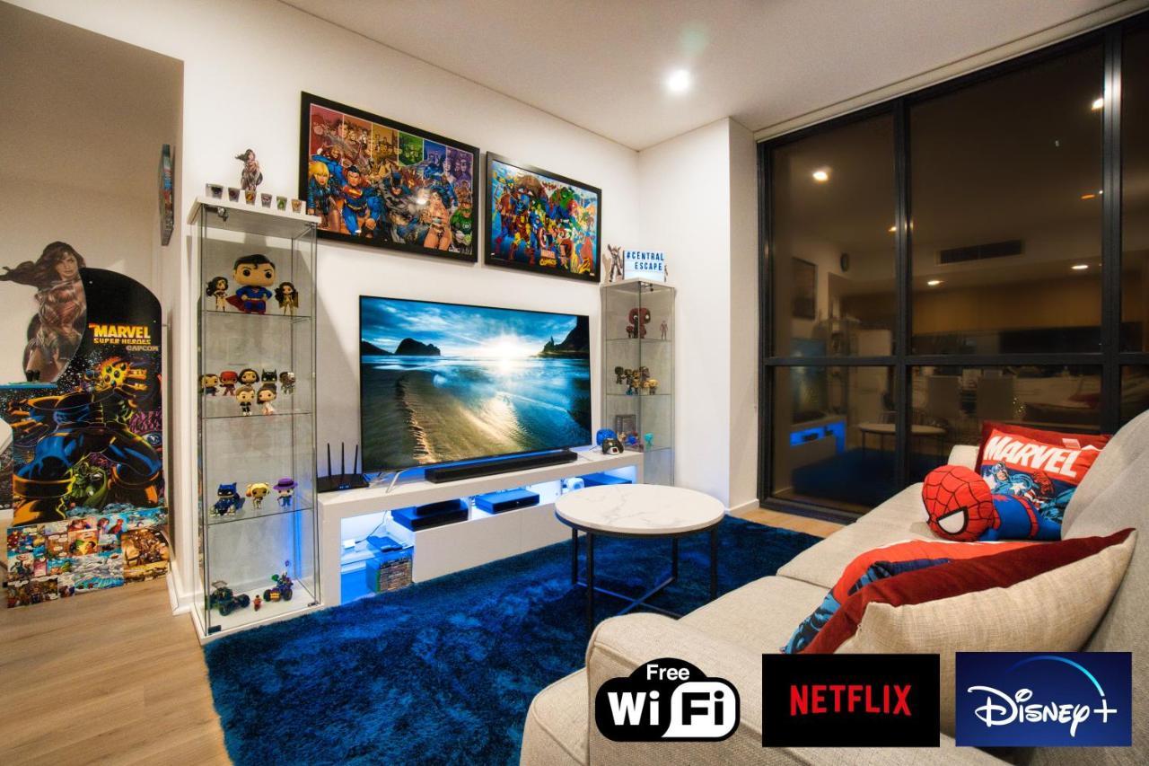 Apartamento Dc Vs Marvel Theme Ft Arcade Machine Pool Gym Sauna Bbq Adelaida Exterior foto